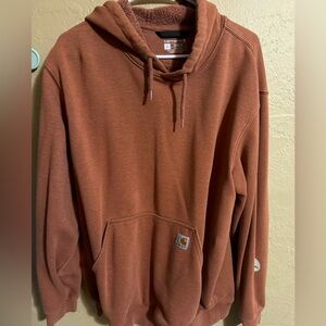 Rare color SALMON CARHARTT sweatshirt L loose fit
